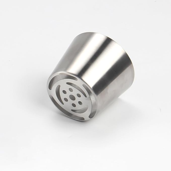Extra Large Russian Piping Tips for Marshmallows Stainless Steel Flower Frosting Nozzles many styles Cake Decorating Baking tool for Buttercream, Cupcakes Cookies(SL02)