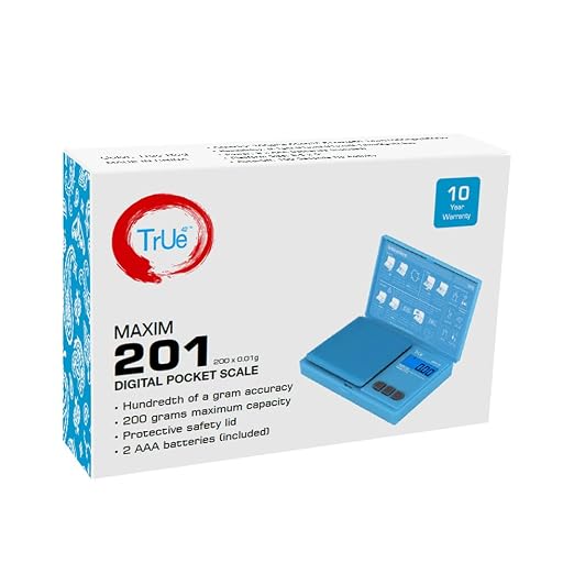 True 42 Maxim 201 Special Edition 200gx0.01g Precision Gram Scale for Jewelry/Food/Medicine Pocket Scale, Paisley 200g 0.01g (Cookies Blue)