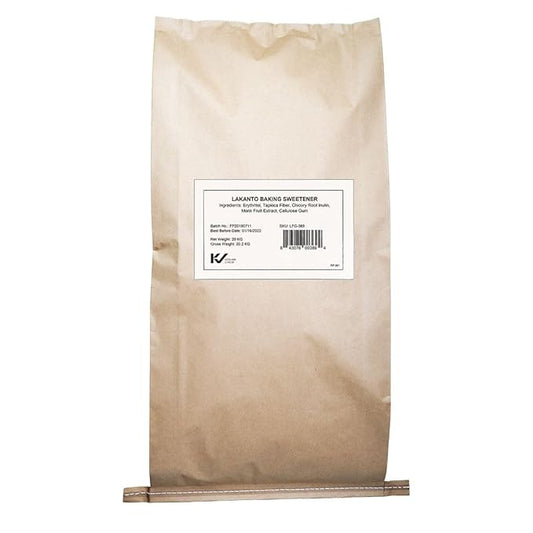 Lakanto Bulk Baking Monk Fruit Sweetener with Erythritol - White Sugar Substitute, Zero Calorie, Keto Diet Friendly, Zero Net Carbs, Extract, Sugar Replacement (Baking - 20 kg)