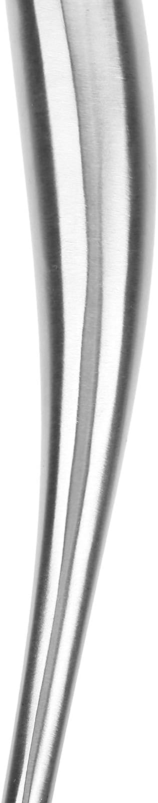 Silicone Basting Brush with Stainless Steel Handle - Heat Tolerant Up to 450°F for Grilling/Baking/Cooking - Non Shed Oil & Sauce Brush, Dishwasher Safe (430 large black curved handle)
