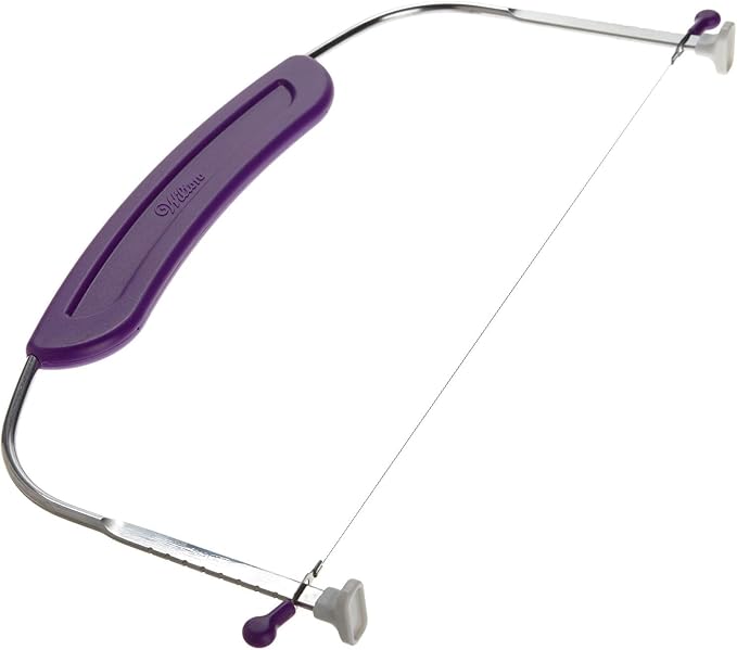 Wilton Adjustable Cake Leveler - For Leveling and Torting - Quality Cake-Decorating Tool - Dishwasher Safe & Easy to Use - 12 x 6.25 Inch