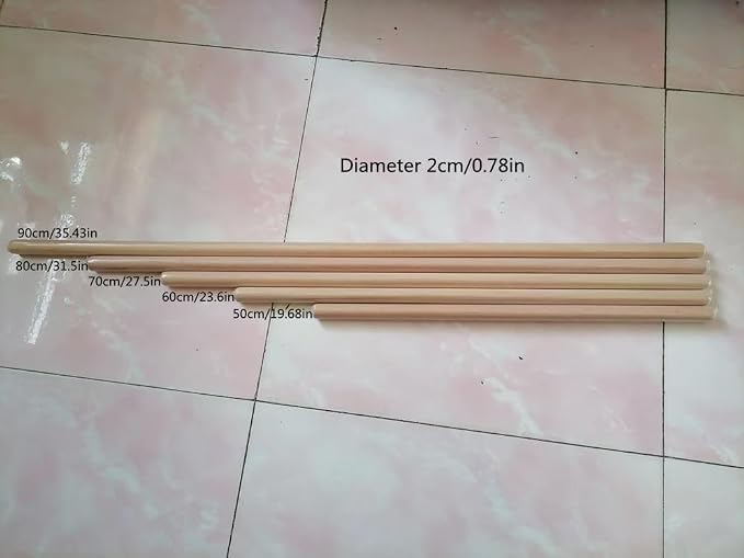 Thin Rolling Pin （90 * 2cm），Suitable for large baking projects
