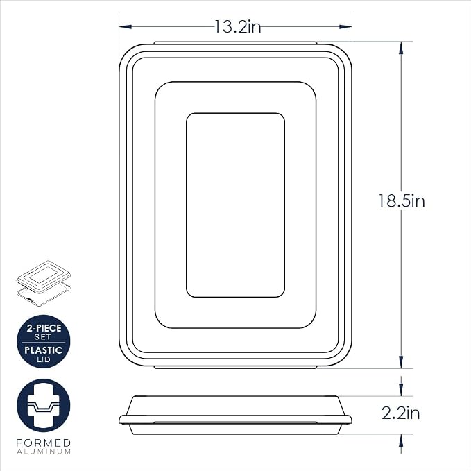 Nordic Ware Naturals Half Sheet with Lid