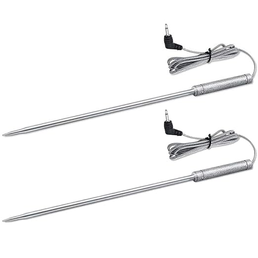 Meat Thermometer Probe Replacement Temperature Probe Compatible with Thermopro TP20, TP17, TP16, TP10,TP09, TP08, TP-08S, TP-07, TP06S, TP04, TP25, TP27, TP28, TP829, TP930