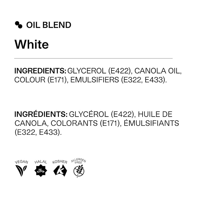 Colour Mill Oil Blend Food Coloring, 20 Milliliters White