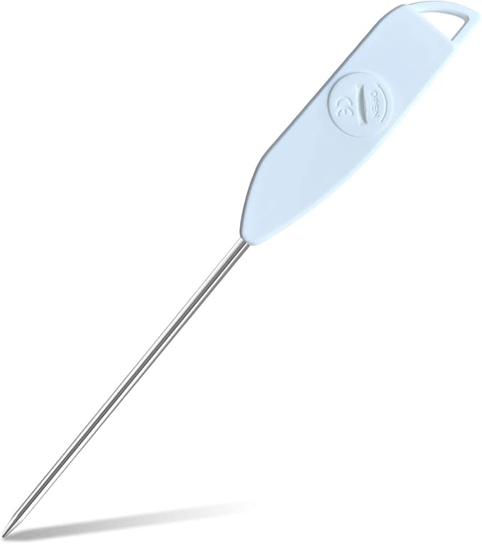 Digital Meat Food Thermometer for Candy Candle Milk BBQCooking Kitchen BBQ, Probe Instant Read Thermometer for Pork Deep Fry Roast Baking Temperature