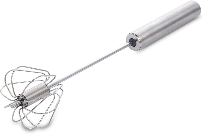 Mrs. Anderson’s Baking Rotary Whisk Hand Blender, Stainless Steel, 10.25-inches