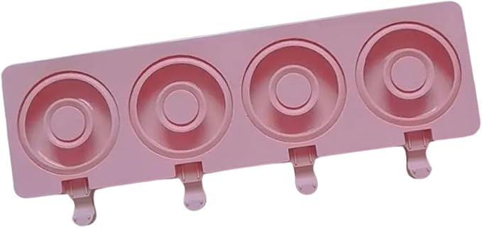 Ices Stick Cream Mold Tray Cubes Making Tool Doughnuts Shape Silicone Popsicles Food Maker Enduring Ices Cubes Tray Popsicles Maker Baking Cake Candy