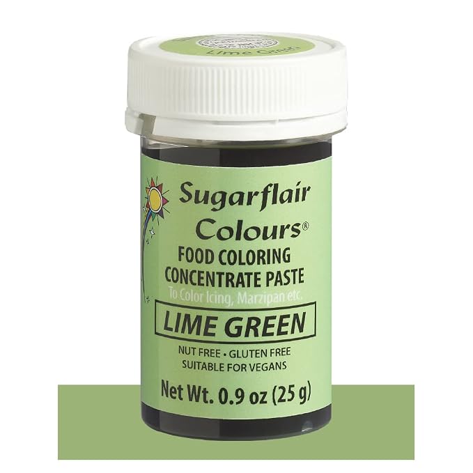 Sugarflair Food Coloring Concentrate Paste, 25 Grams Lime Green
