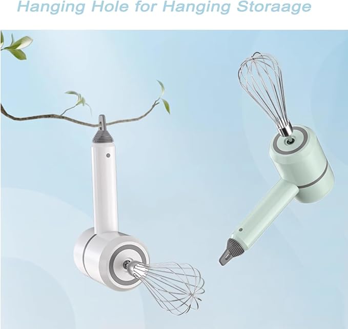 Hand Mixer,3-speed Portable Hand Mixer with Twin Mixer Whips and Egg Separator for Kitchen Baking and Cooking