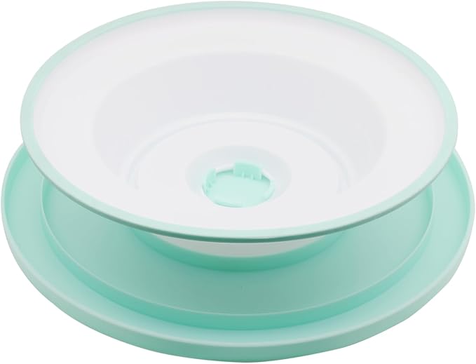 Cake Decorating Turntable 11 Inch Cake Turntable Anti-Slip Rotating Cake Stand for Decorating(1pcs Green)