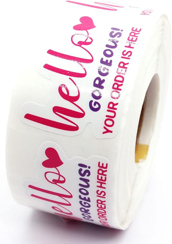 Littlefa Gorgeous 'Your Order is Here' Stickers | 500 PCS Small Business Mail Packaging Stick Seals & Envelopes Seals