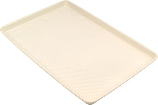 David Burke 17x11 Cookie Sheet – Carbon Steel, PFTE & PFOA Free, Oven Safe, Non-Toxic, Perfect for Baking and Roasting – Cream