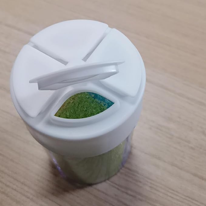 HeDeon&Rles Pink Yellow Blue Green Easter Sanding Sugar Crystals Edible Easter Sprinkle for Cake Decoration Icing Cookie Pancake Toppers Easter Christmas Valentines Day Supplies