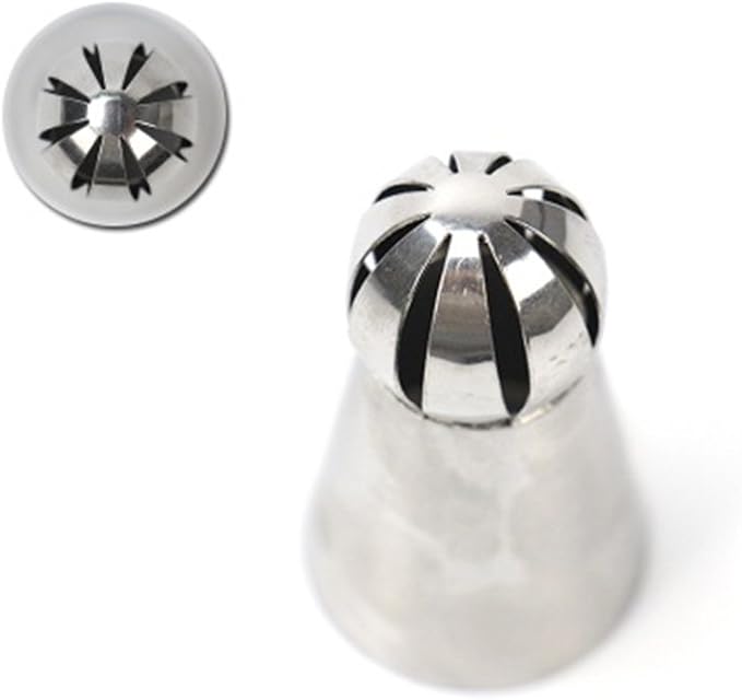 Russian Sphere Nozzle Piping Tip Stainless Steel by Chef Collection (1, 469)