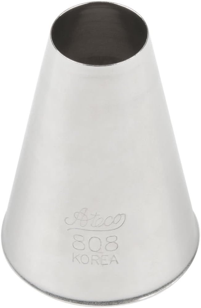 Ateco Pastry Tube - Plain - Size 808