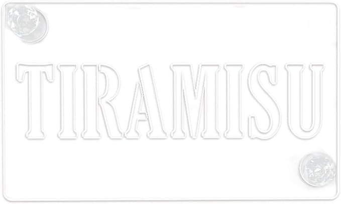 Stencil for Tiramisu Cake Painting Letter Design Decorating Tool Tiramisu Decorating Painting Stencil