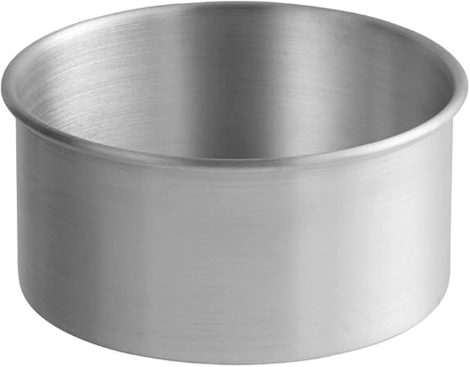 TrueCraftware- 6" X 3" Aluminum Round Layer Cake Baking Pan 1.0MM- Bakeware for Cake Pizza Layer Cake Pans Easy Releasing Cake Baking Round Pans Tin Cheesecake Mold for Home Kitchen Restaurants