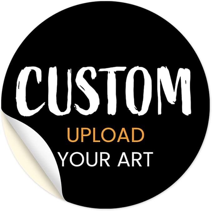 Custom Stickers for Weddings, Birthdays & Businesses - Personalized Labels with Your Logo - Waterproof, Fade and Heat Resistant - Pack of 100-1000 (Wreath I, 3.5 Inch)