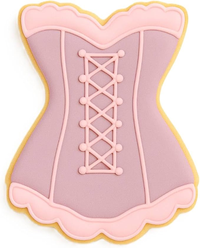 Fluted Corset 3.5 Inch Cookie Cutter from The Cookie Cutter Shop – Tin Plated Steel