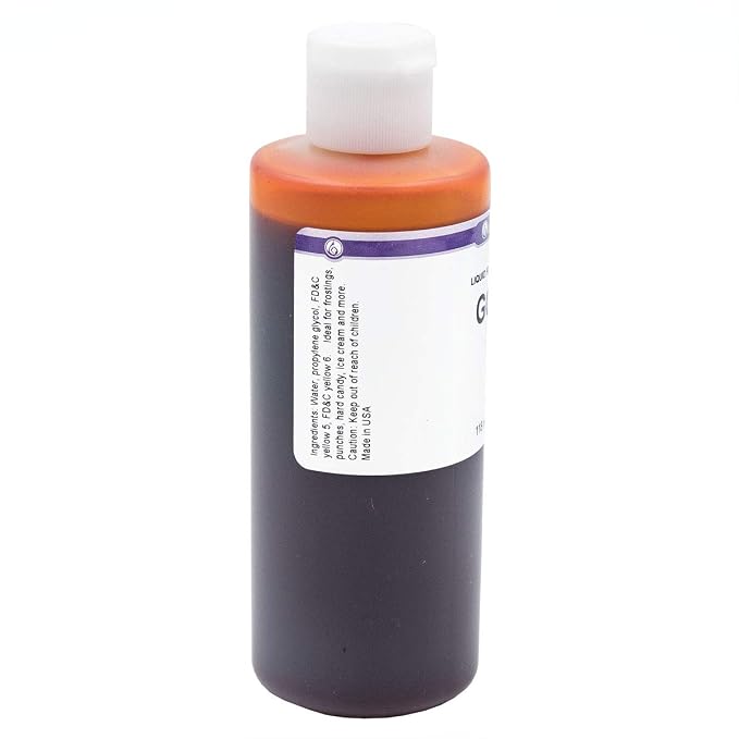 LorAnn Gold Liquid Food Color, 4 ounce squeeze bottle