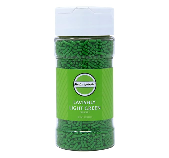 Mystic Sprinkles Solid Color Jimmy Sprinkles (Lavishly Light Green)