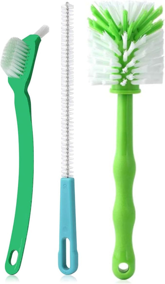 Appliance Detail Brush Set, Multi-purpose Scrubber for Food Processor Blender, Compact Bristle Tool for Kitchen Gadget Maintenance