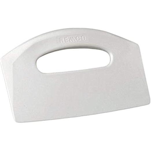 Remco Bench Scraper,Poly,White,8 1/2 x 5 In 69605-1 Each