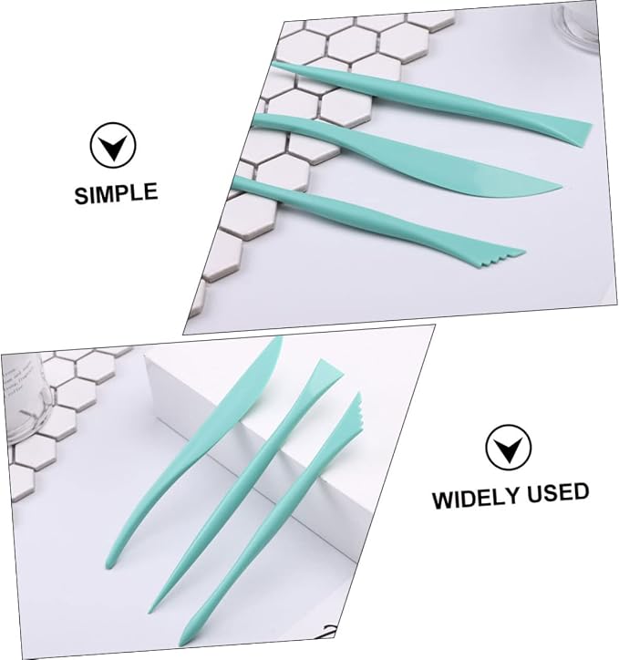 1set Fondant Modeling Tools Set Cake Sculpting Kit for Sugar Paste Decoration Lightweight for Home Baking and