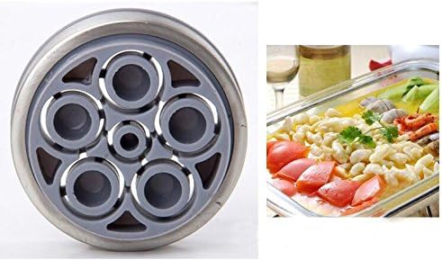 Stainless Steel Manual Noodles Press Machine Pasta Maker with 5 Noodle Mould