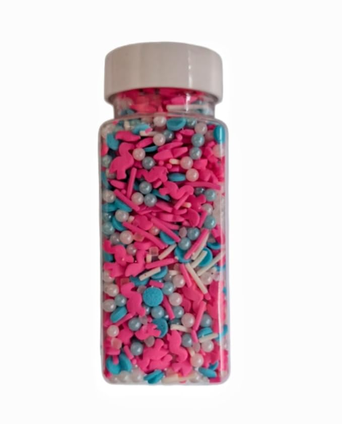 HeDeon&Rles Beautiful Creature Flamingo Sprinkles for Baking Caketopper Valentines St. Patrick's Day Easter Sprinkles Cake Decoration Birthday Wedding Caketopper