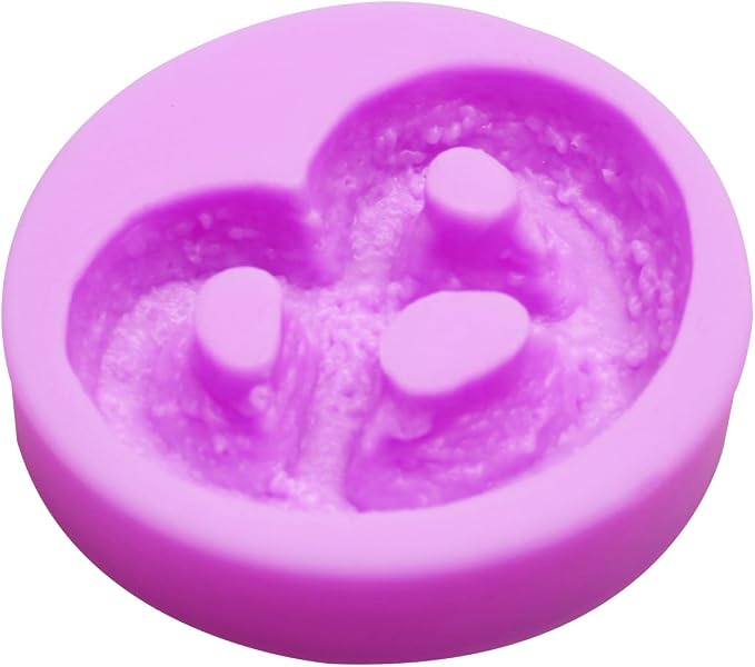 Infovox Silicone Cookie Mold Donut Caramel Cookie Chocolate Molds Cake Decoration Cupcake Topper Candy Butter Sugar Craft Jelly Mousse Gum Paste Clay Resin
