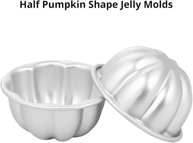 Homaisson 10Pcs Pudding Cup Molds, 3.7''x1.77'' Mini Fluted Cake Pans, Small Fluted Cake Pans for Baking，Non-Stick Jelly Molds, Easy to Demold, Cake Pan Nonstick