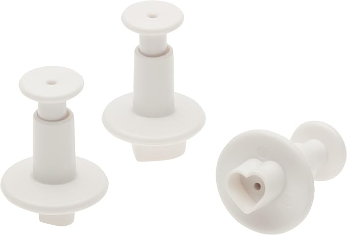 Ateco Set of 3 Sugar Paste Heart Cutters