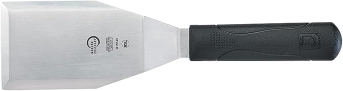 Mercer Culinary Millennia Heavy Duty Turner /Spatula, 5 Inch x 3 Inch Blade, Black Handle