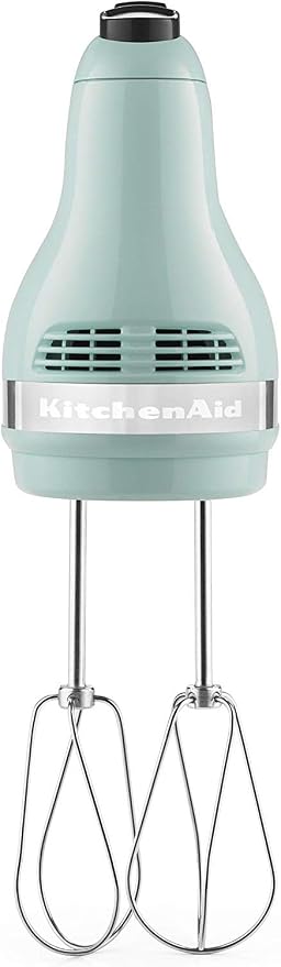 KitchenAid RKHM5IC 5-Speed Ultra Power Hand Mixer, Ice Blue CERTIFIED (Renewed)
