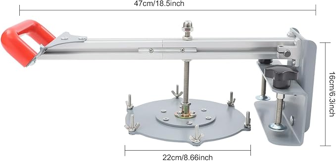 Manual Pizza Dough Press Machine 8.66in Stainless Steel Pizza Press, Pastry Sheeter with Adjustable Thickness 0.12-0.98in for Home and Commercial Pizza, Pie, Soft Roll Making