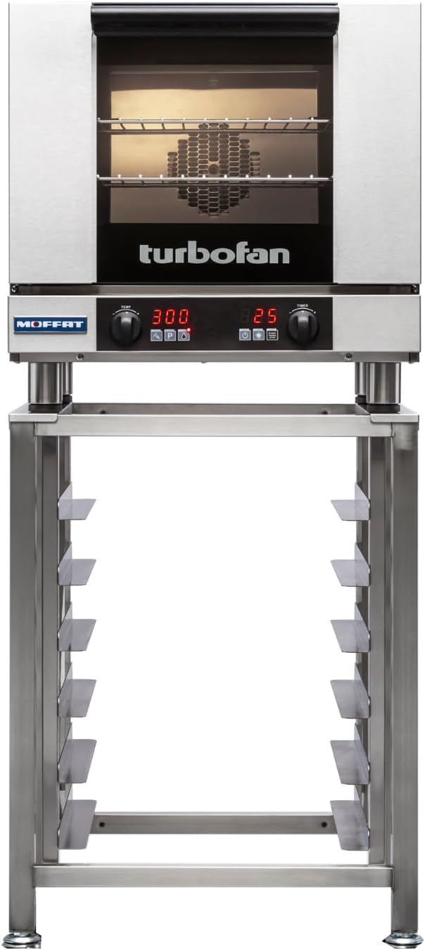 Moffat Turbofan E23M3 Half Size Countertop Electric Convection Oven w/Stand, Single Deck, Digital Control, 208v/50/60/1ph