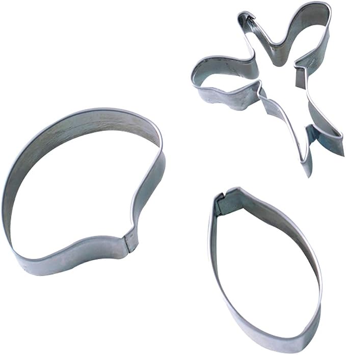 3pcs/set Butterfly Orchid Sugar Flower Cutter Set Fondant Cake Sugarcraft Decorating Tools-Small