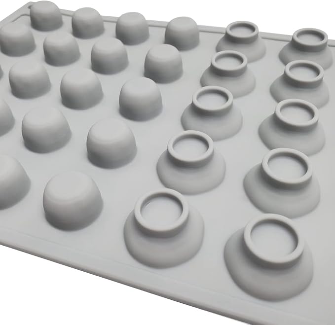 mostsom Silicone Mini Mushroom Candy Molds, Non Stick Chocolate Gummy Mold (Mushroom F)