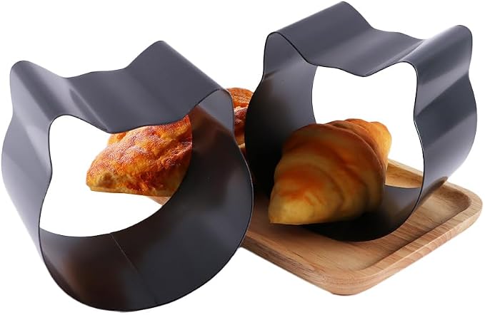 Vctitil Cat Shape Bread Mold Cake Pan Baking Tool DIY Aluminized Steel Kitchen Non-Stick Toast Box for Kitchen Non-Stick Toast Box(small)