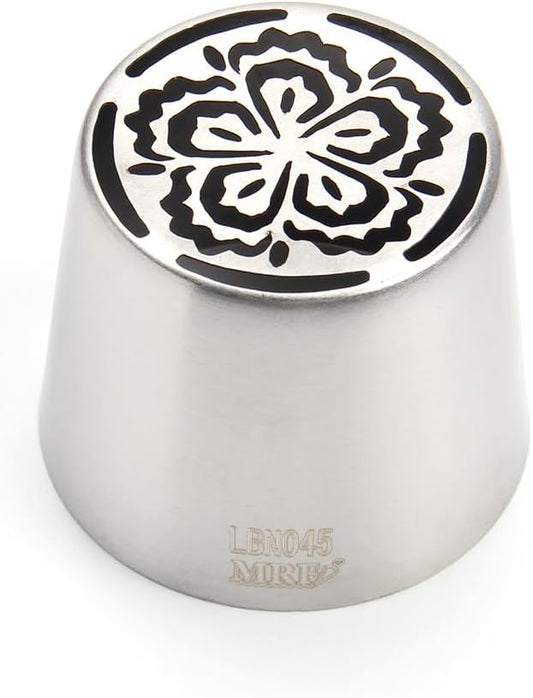 1 Piece Stainless Steel Extra Large Russian Butterfly Flower Icing Tips,Pastry Frosting Piping Nozzles for Marshmallow Bouquet,Cake Decorating Piping Tips,Flower Frosting Nozzles for Decorating