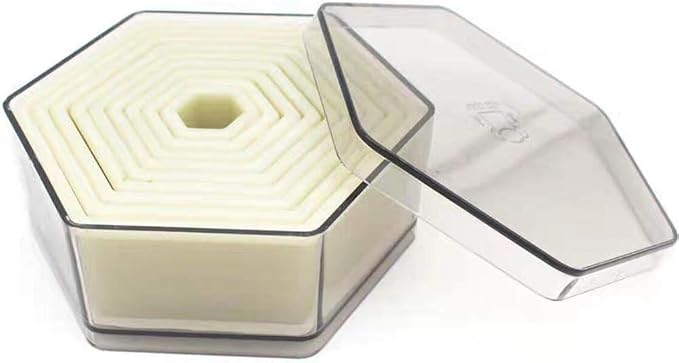 Hexagon Pastry Cutter/Cookie Cutter 9 Pcs