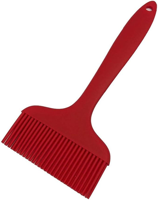 Basting Brush for Cooking, Heat Resistant Enlarged Brush Head Food Grade Silicone Effortless Cleaning Silicone Basting Brush, Dishwasher Safe Steel Core Silicone Brush for Oils Butter Marinades