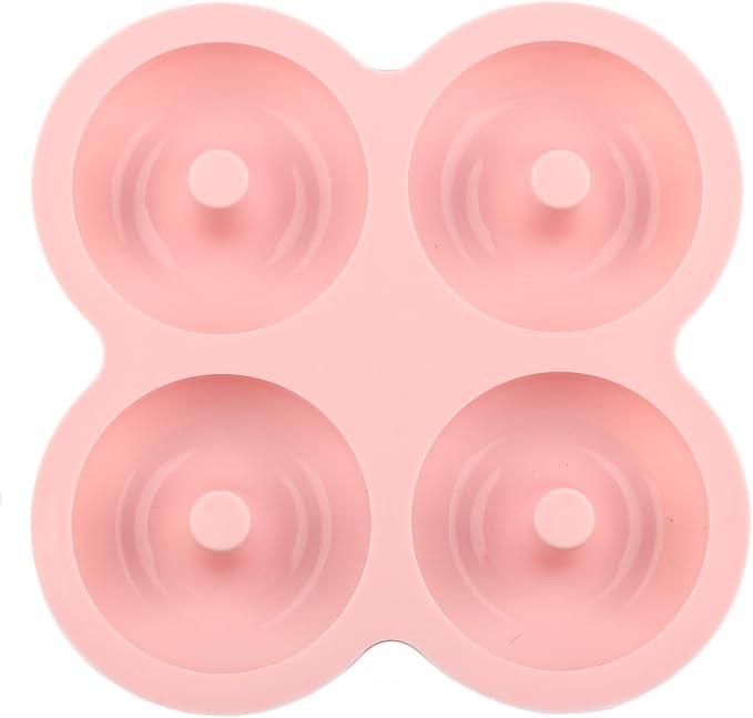 4 Cavity Donut Silicone Chocolate Molds Doughnut Pan Baking Mold For Chocolate Candy