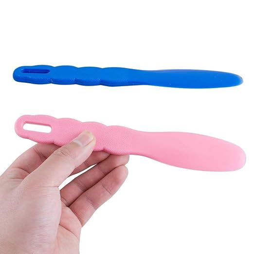 BONEW 6pcs Assorted Dental Lab Plastic Mixing Spatula for Impression Material Alginate