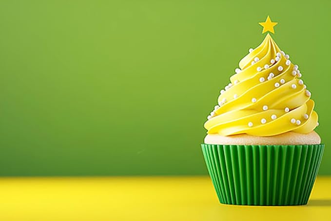 Edible Green White Yellow Nonpareils Sprinkles for Cake Decorating, Edible 2mm Mini Pearls Sprinkles Decorating for Baking Cookies Cupcake, Ice Cream, Donuts, Macaron Toppings Supplies 110g/3.88oz