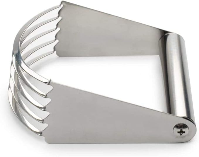 Fox Run 5856 Dough Blender, Stainless Steel, Metallic, 4.75 x 4 x 1.75 inches