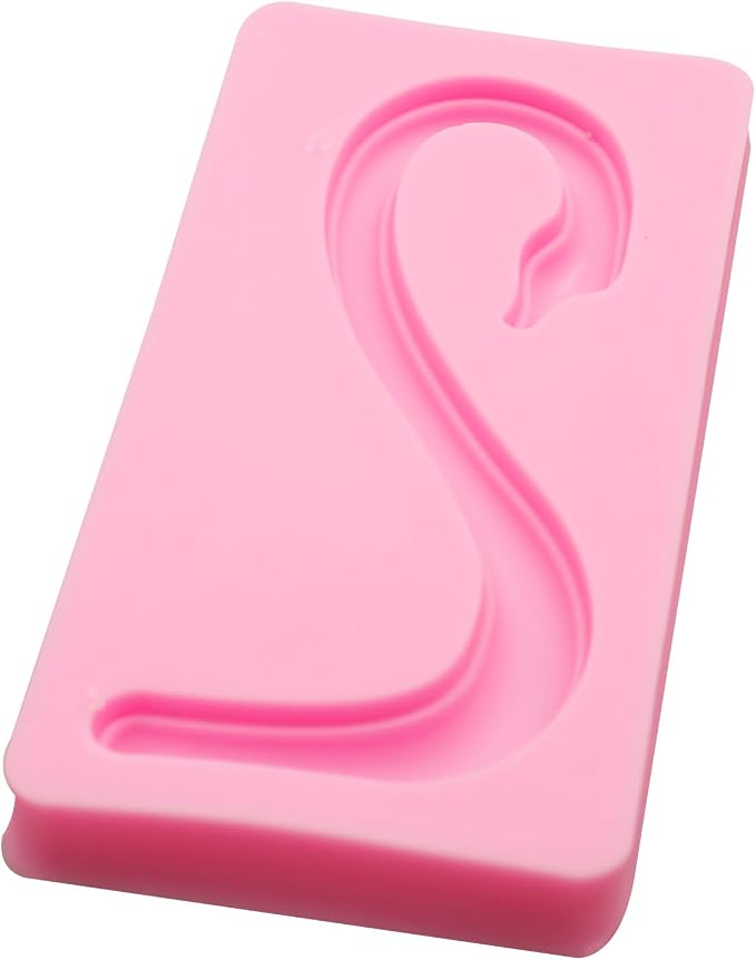 Swan Silicone Mold Set, 3-Piece, Pink, for Cake Decorating Fondant | Wings Neck Molds for Chocolate Baking, Non-stick Surface, Easy Release & Clean, Dishwasher Safe, Reuse, Food-grade, Pink