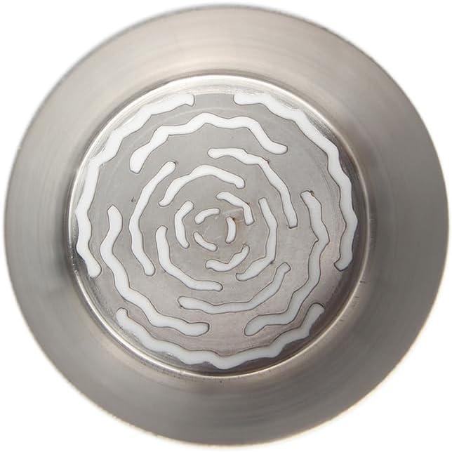 1 Piece Stainless Steel Extra Large Beautiful Flower Icing Tip,Cake Decorating Cream Piping Nozzle for Cupcakes Marshmallow Bouquet,Pastry Frosting Russian Piping Tip,Bakery Candy Craft Tools